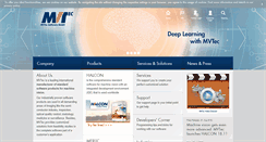Desktop Screenshot of mvtec.com